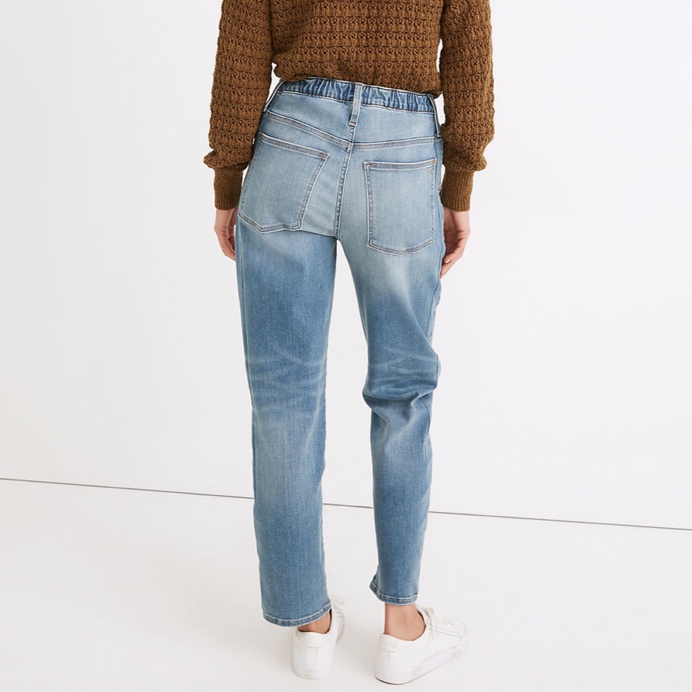 Madewell Pull-On Jeans in Keefe Wash